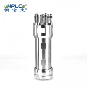 恒譜生液相色譜柱裝填裝置裝柱機(jī)勻漿罐配套一出一單接頭可定制，適用于柱管內(nèi)徑2.1#、3.0#、4.0#、4.6#、10#轉(zhuǎn)接頭